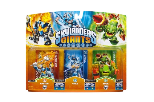 Skylanders Giants Triple Pack - almindelige figurer